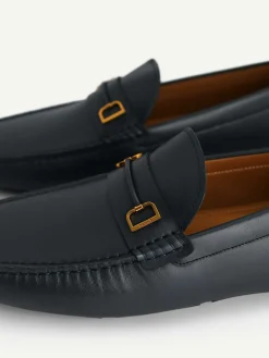 Leather Driving Shoes With Metal Bit<PEDRO Sale