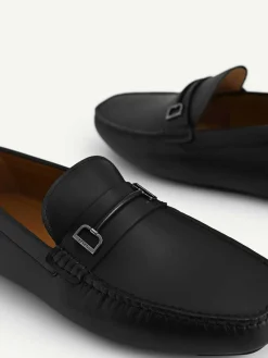 Leather Driving Shoes With Metal Bit<PEDRO Hot