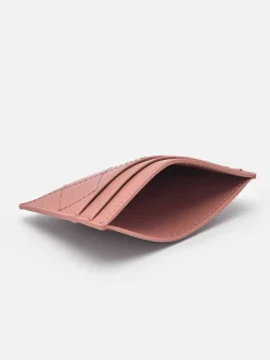 Leather Embroidered Cardholder<PEDRO