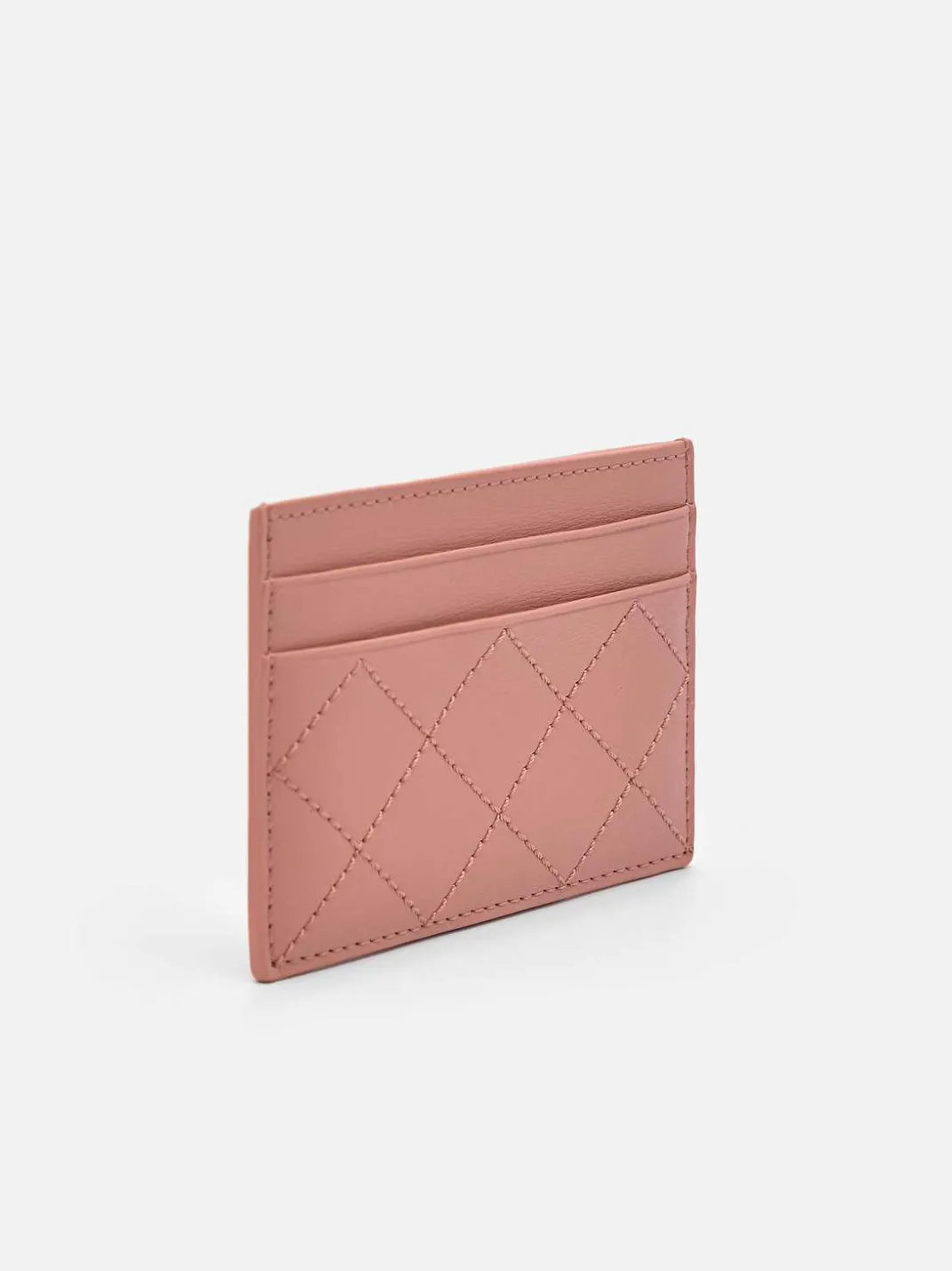 Leather Embroidered Cardholder<PEDRO