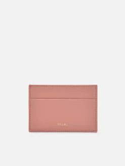 Leather Embroidered Cardholder<PEDRO
