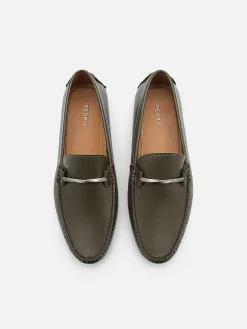 Leather Horsebit Driving Shoes<PEDRO Best