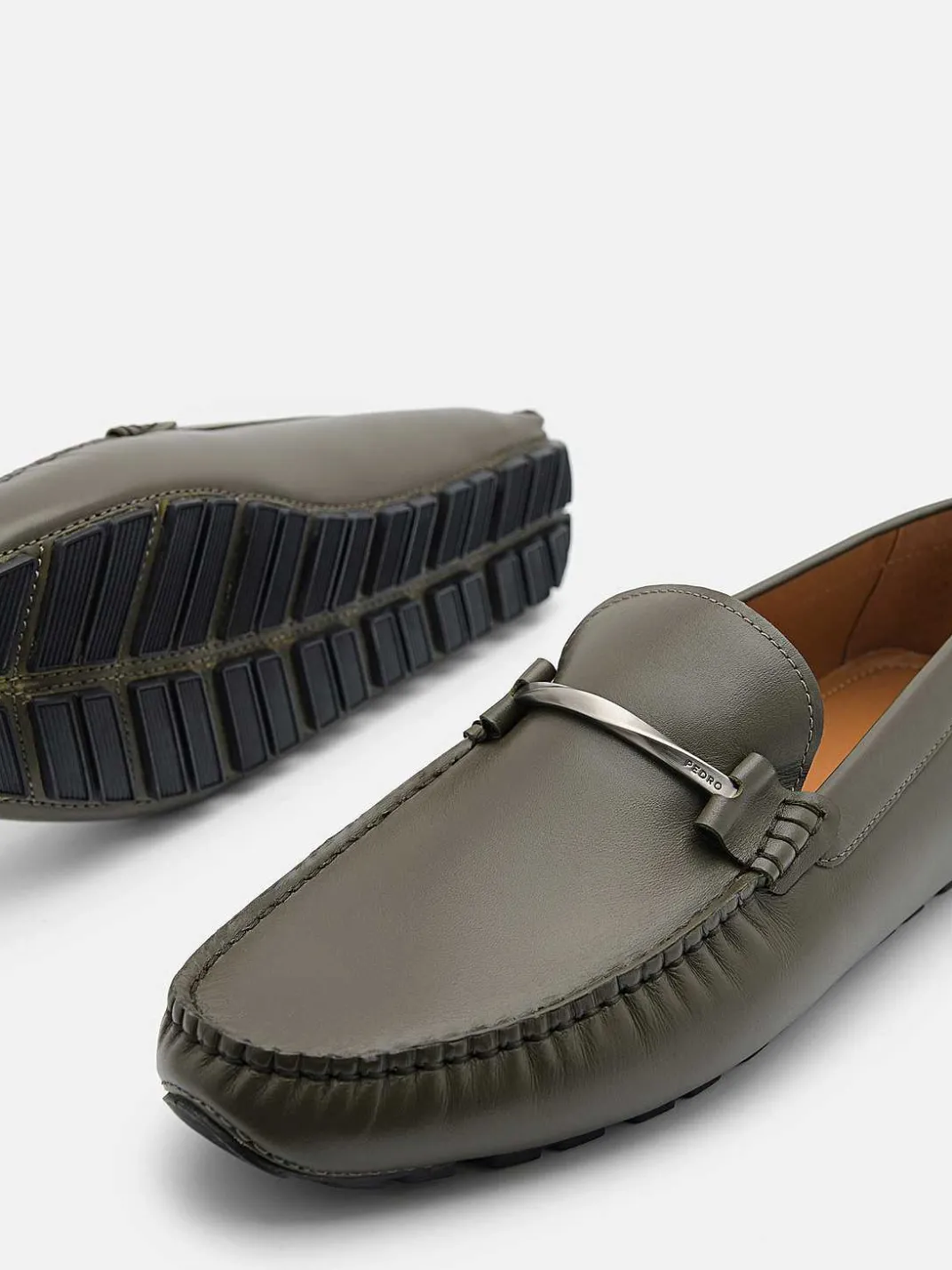 Leather Horsebit Driving Shoes<PEDRO Best
