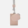 Leather Lanyard With Card Holder<PEDRO Outlet