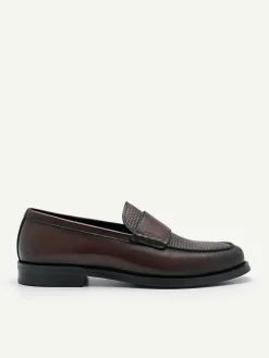 Leather Penny Loafers<PEDRO
