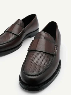 Leather Penny Loafers<PEDRO