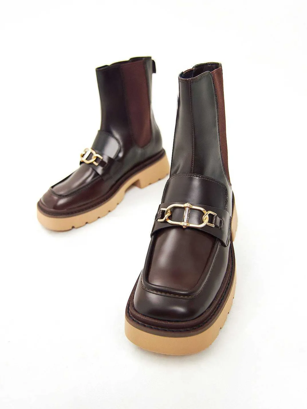 Leather Platform Chelsea Boots<PEDRO Outlet