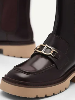 Leather Platform Chelsea Boots<PEDRO Outlet