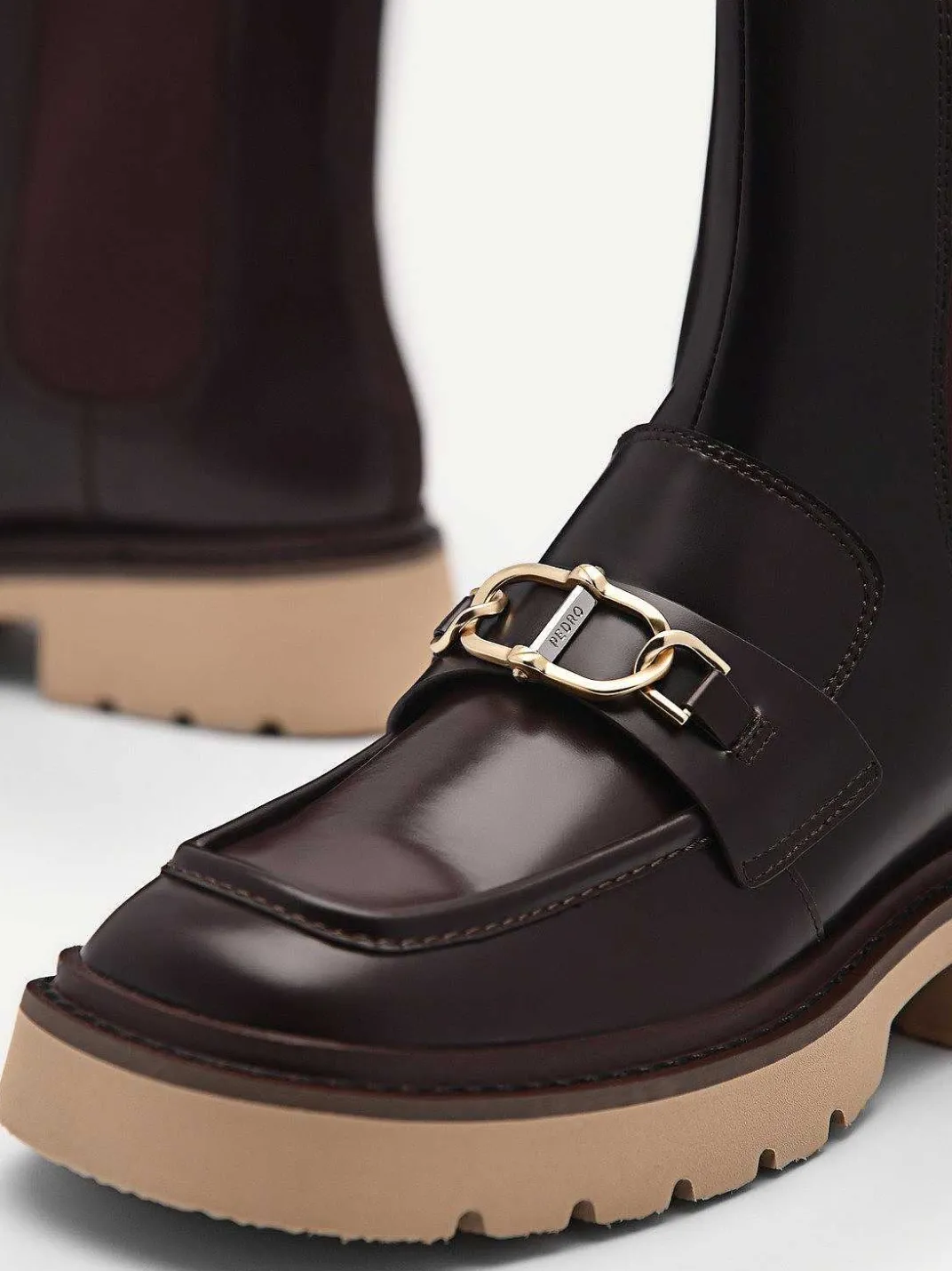 Leather Platform Chelsea Boots<PEDRO Outlet