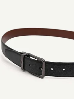 Leather Reversible Pin Belt<PEDRO Clearance
