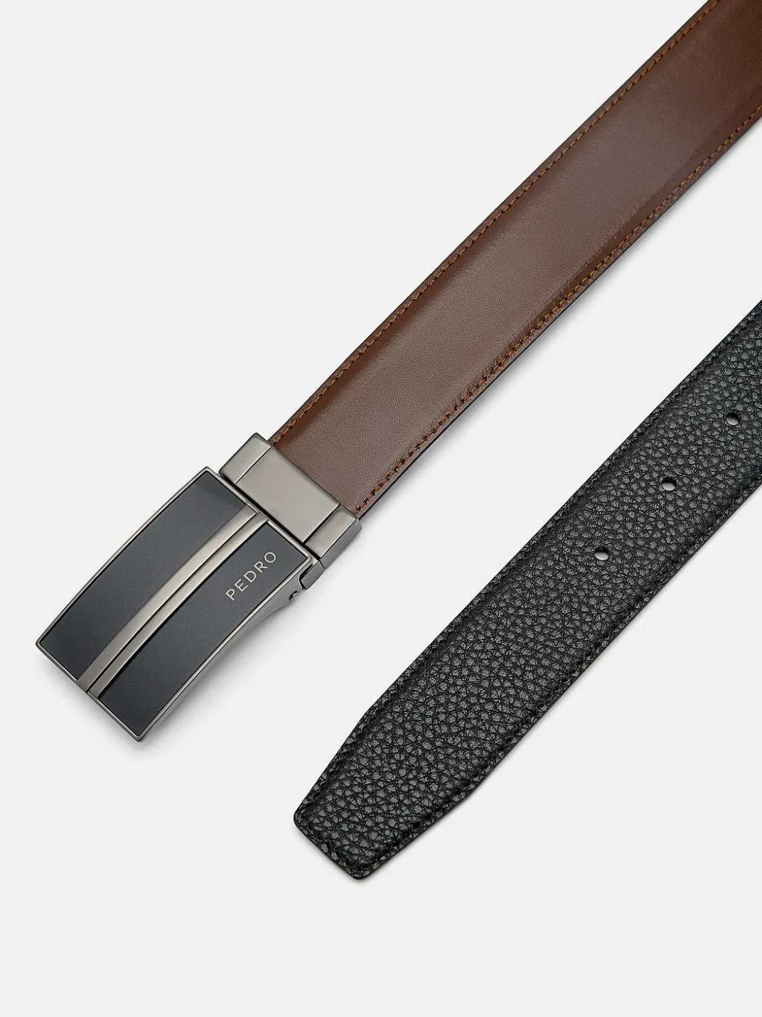 Leather Reversible Tang Belt<PEDRO Clearance