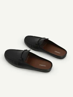 Leather Slip-On Driving Shoe<PEDRO