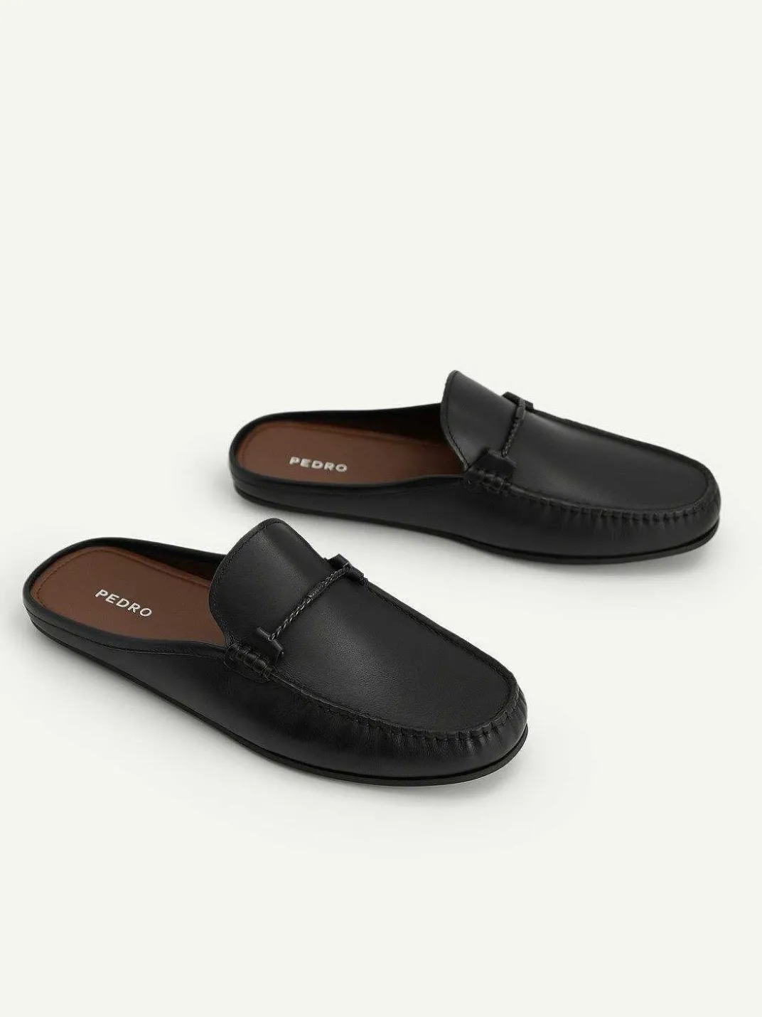 Leather Slip-On Driving Shoe<PEDRO