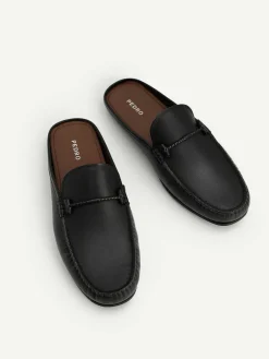 Leather Slip-On Driving Shoe<PEDRO
