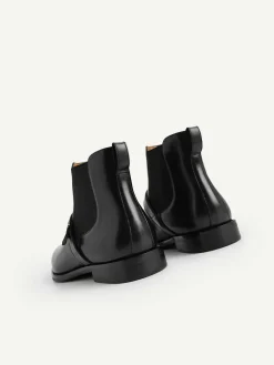 Leather Strapped Boots<PEDRO New