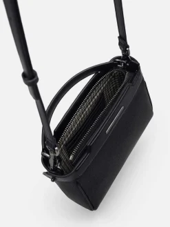 Leather Structured Sling Bag<PEDRO
