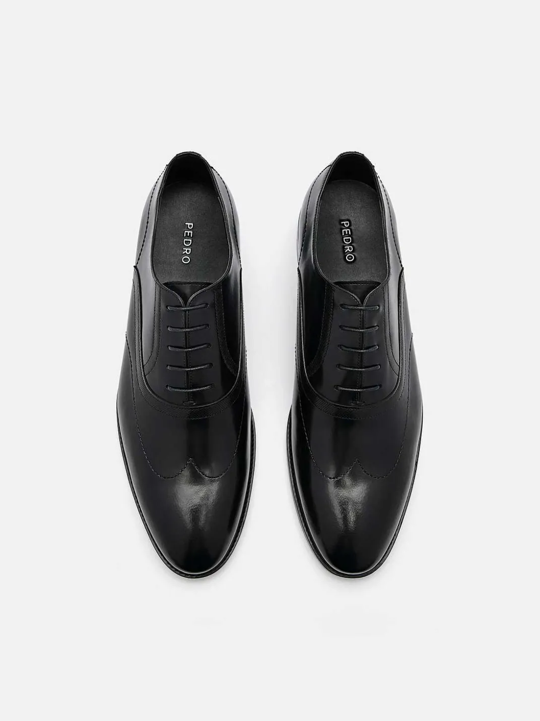Leather Wingtip Oxford Shoes<PEDRO Hot