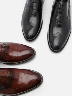 Leather Wingtip Oxford Shoes<PEDRO Hot