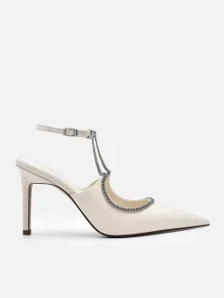 Lia Leather Heel Pumps<PEDRO