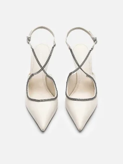 Lia Leather Heel Pumps<PEDRO