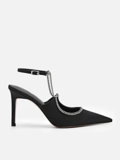Lia Satin Heel Pumps<PEDRO Best