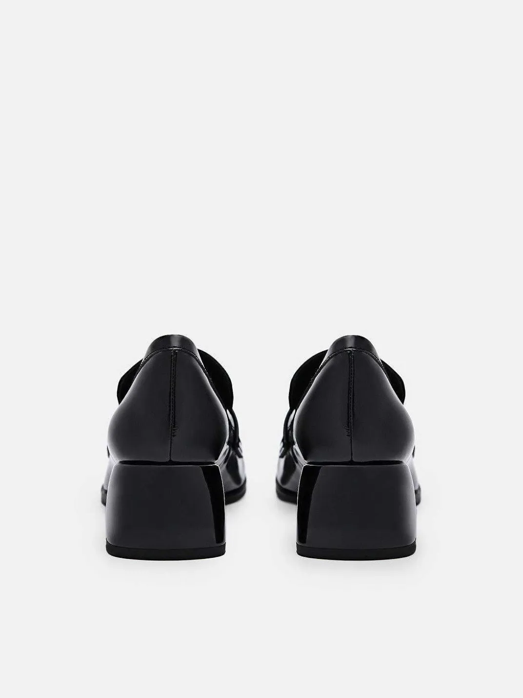 Maggie Leather Heel Loafers<PEDRO Sale