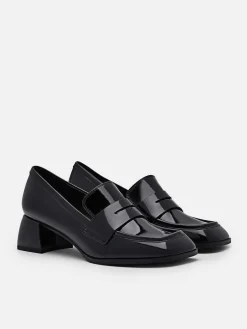 Maggie Leather Heel Loafers<PEDRO Sale