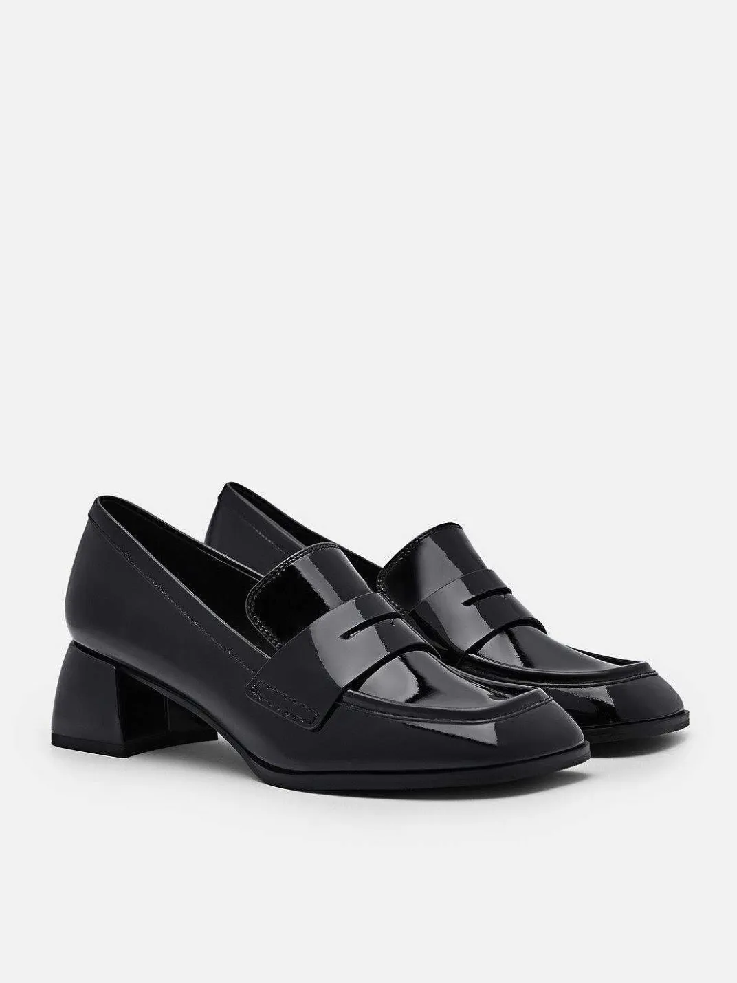 Maggie Leather Heel Loafers<PEDRO Sale