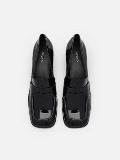 Maggie Leather Heel Loafers<PEDRO Sale