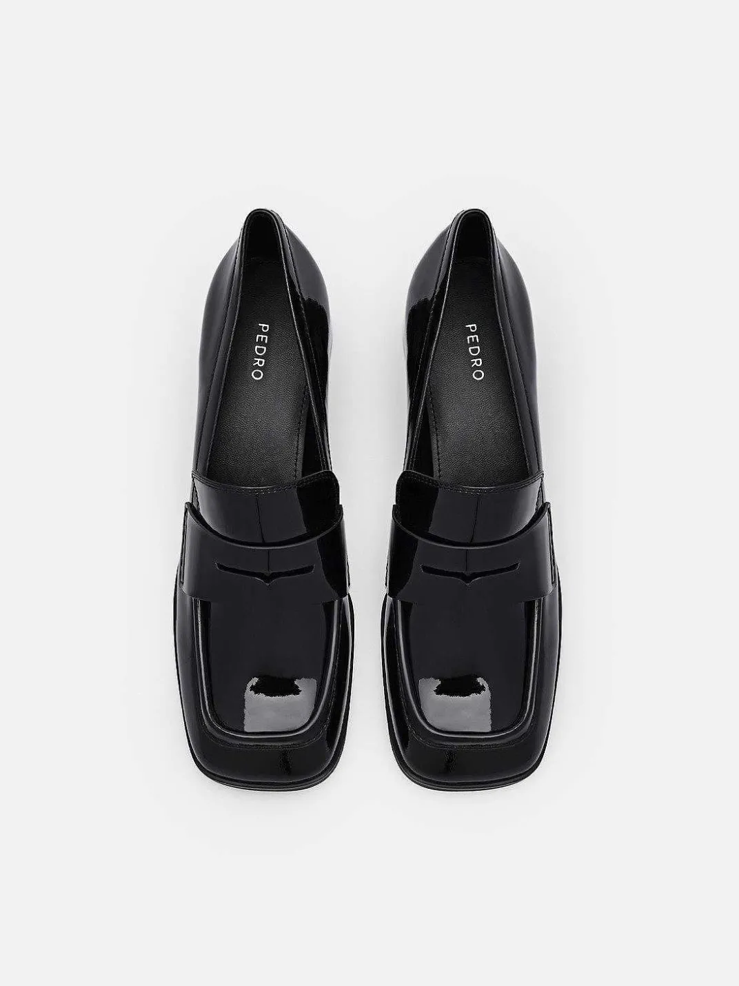 Maggie Leather Heel Loafers<PEDRO Sale