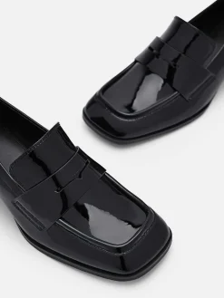 Maggie Leather Heel Loafers<PEDRO Sale