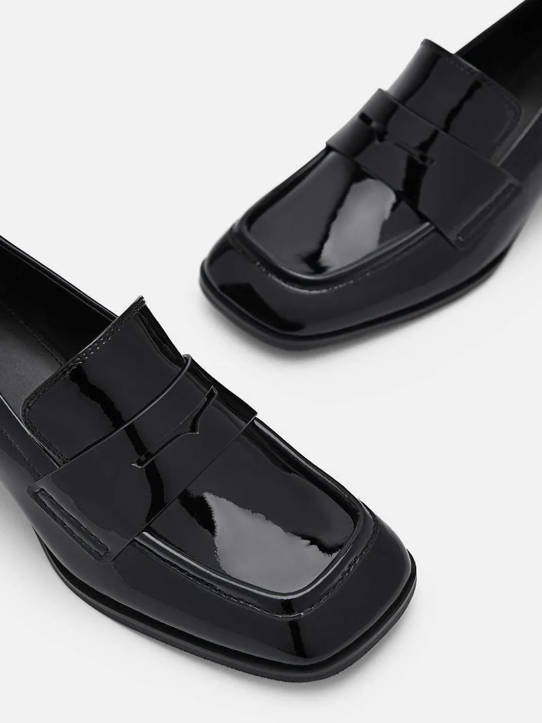 Maggie Leather Heel Loafers<PEDRO Sale