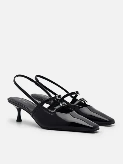 Maggie Leather Pumps<PEDRO New