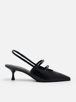 Maggie Leather Pumps<PEDRO New