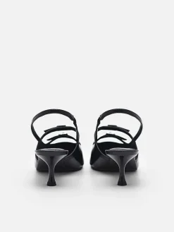 Maggie Leather Pumps<PEDRO New
