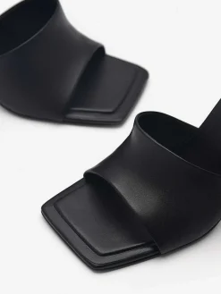 Maria Leather Heel Sandals<PEDRO New