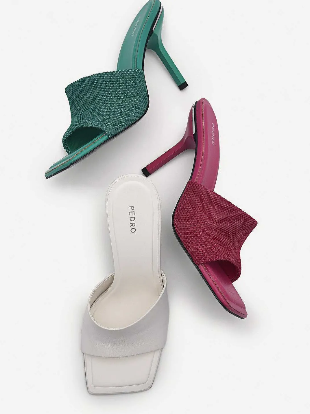 Maria Leather Heel Sandals<PEDRO Online