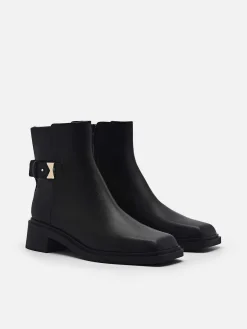 Marion Leather Ankle Boots<PEDRO