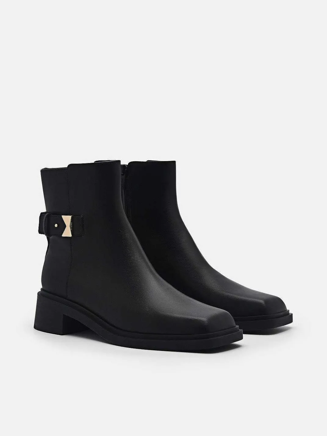 Marion Leather Ankle Boots<PEDRO