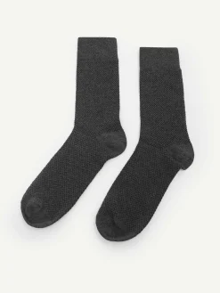 Men'S Textured Cotton Socks<PEDRO Sale