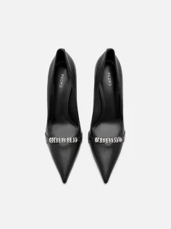Mia Leather Heel Pumps<PEDRO Clearance