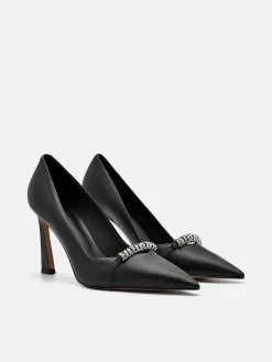 Mia Leather Heel Pumps<PEDRO Clearance