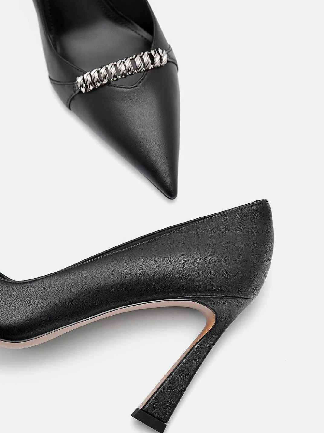 Mia Leather Heel Pumps<PEDRO Clearance