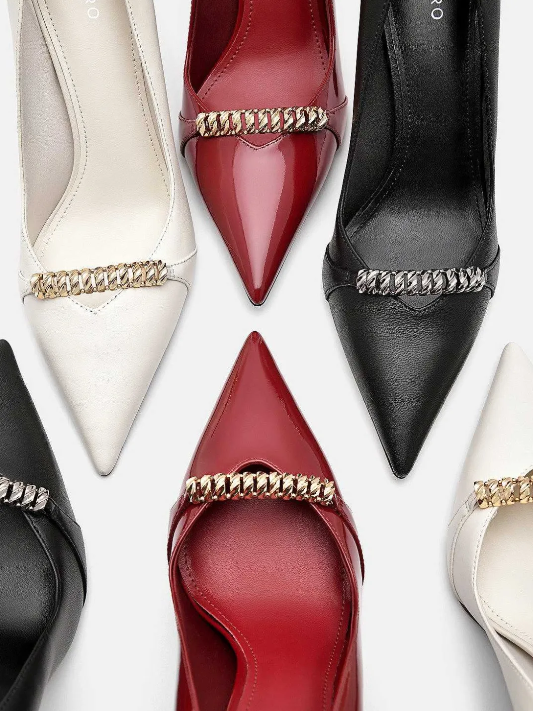 Mia Leather Heel Pumps<PEDRO Clearance
