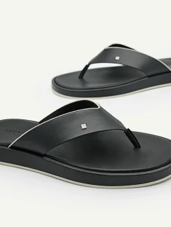 Microfiber Thong Sandals<PEDRO
