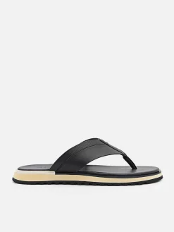 Microfiber Thong Sandals<PEDRO