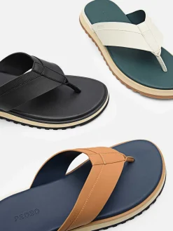 Microfiber Thong Sandals<PEDRO
