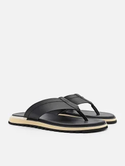 Microfiber Thong Sandals<PEDRO