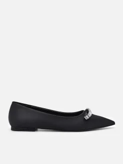 Mindy Satin Ballet Flats<PEDRO Hot
