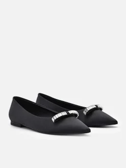 Mindy Satin Ballet Flats<PEDRO Hot